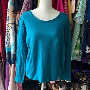 Teal Long Sleeve Top